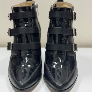 Jimmy Choi Buckle Booties